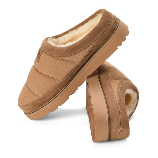 Men's Fireside by Dearfoams Grafton Sport Nylon Puff Clog - Water Repellent - US 2028
