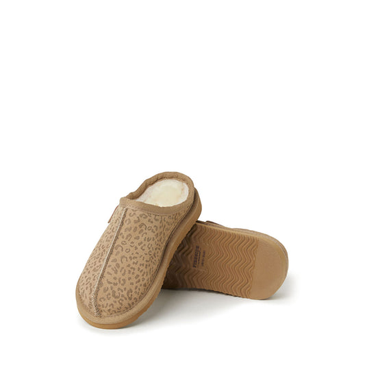 Kid's Fireside by Dearfoams Dempsey Genuine Shearling Clog Slipper - US 8359
