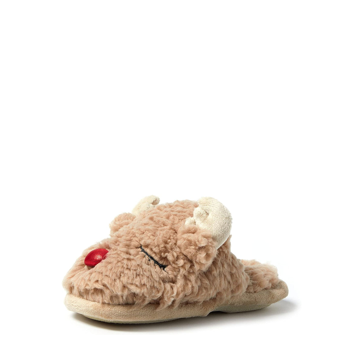Kid's Reindeer Scuff Slippers - US 0032