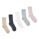 Women's Crew Socks 5 Pack - US 0891