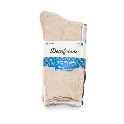 Women's Crew Socks 5 Pack - US 0891