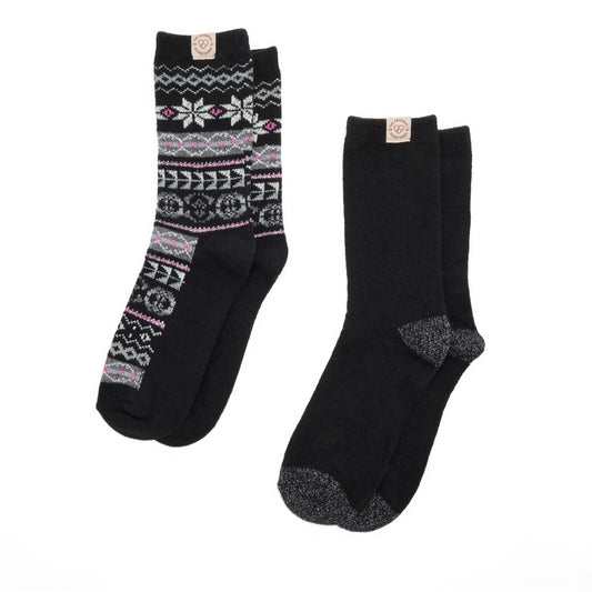 Ladies Fairaisle Crew Socks - US 6157