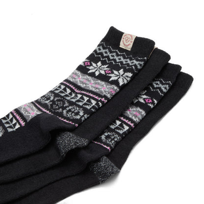 Ladies Fairaisle Crew Socks - US 6157