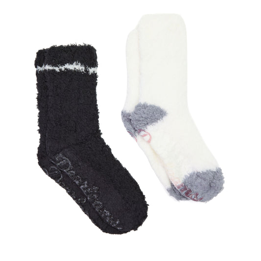 Ladies Solid Cozy Crew Sock 2 Pack - US 2773