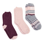Ladies Cozy Crew Socks 3 Pack - US 3617
