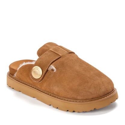 Women's Fireside by Dearfoams Coin Mule - Water Resistant - US 9942