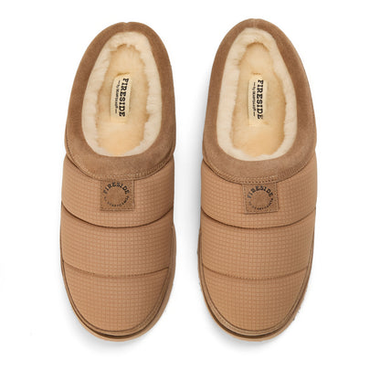 Men's Fireside by Dearfoams Grafton Sport Nylon Puff Clog - Water Repellent - US 2028