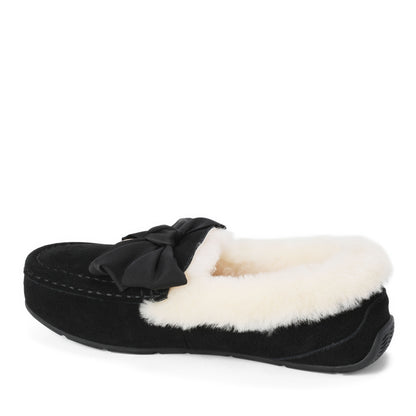 Women's Mel Dream Bow Genuine Shearling Moccasin - US 1219