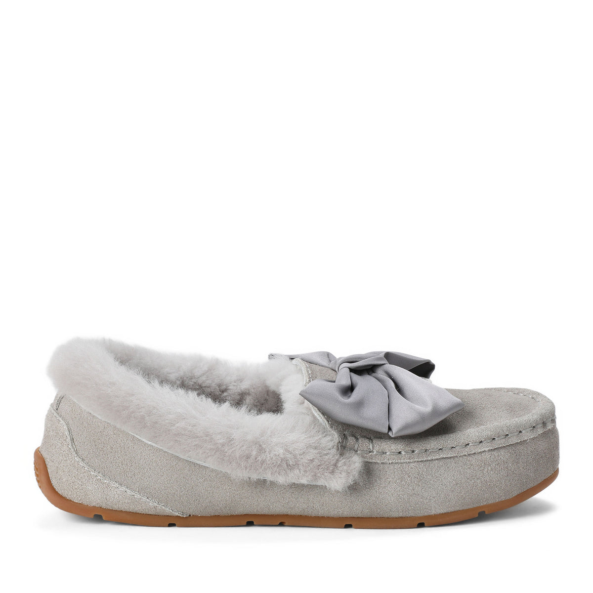 Women's Mel Dream Bow Genuine Shearling Moccasin - US 8590