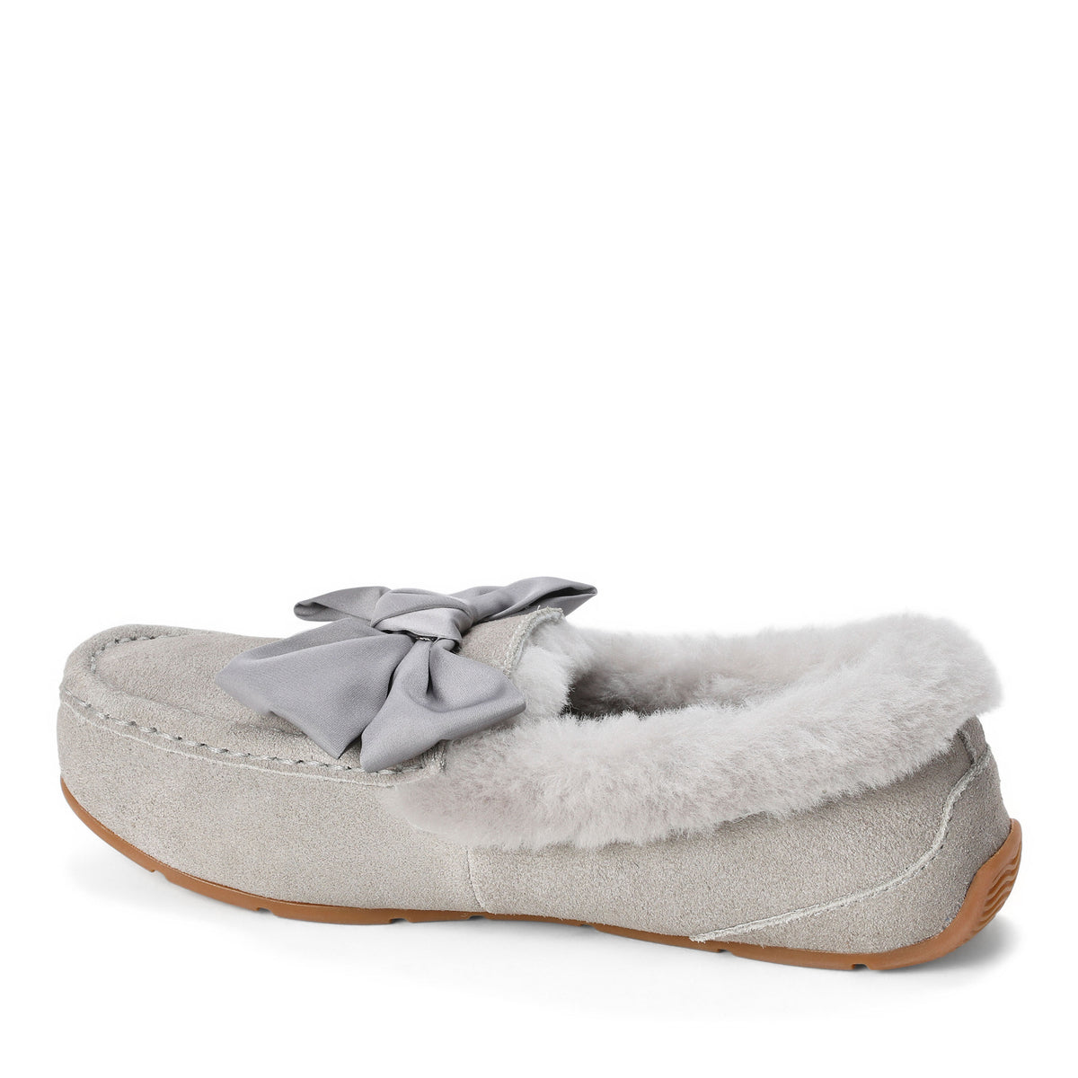 Women's Mel Dream Bow Genuine Shearling Moccasin - US 8590