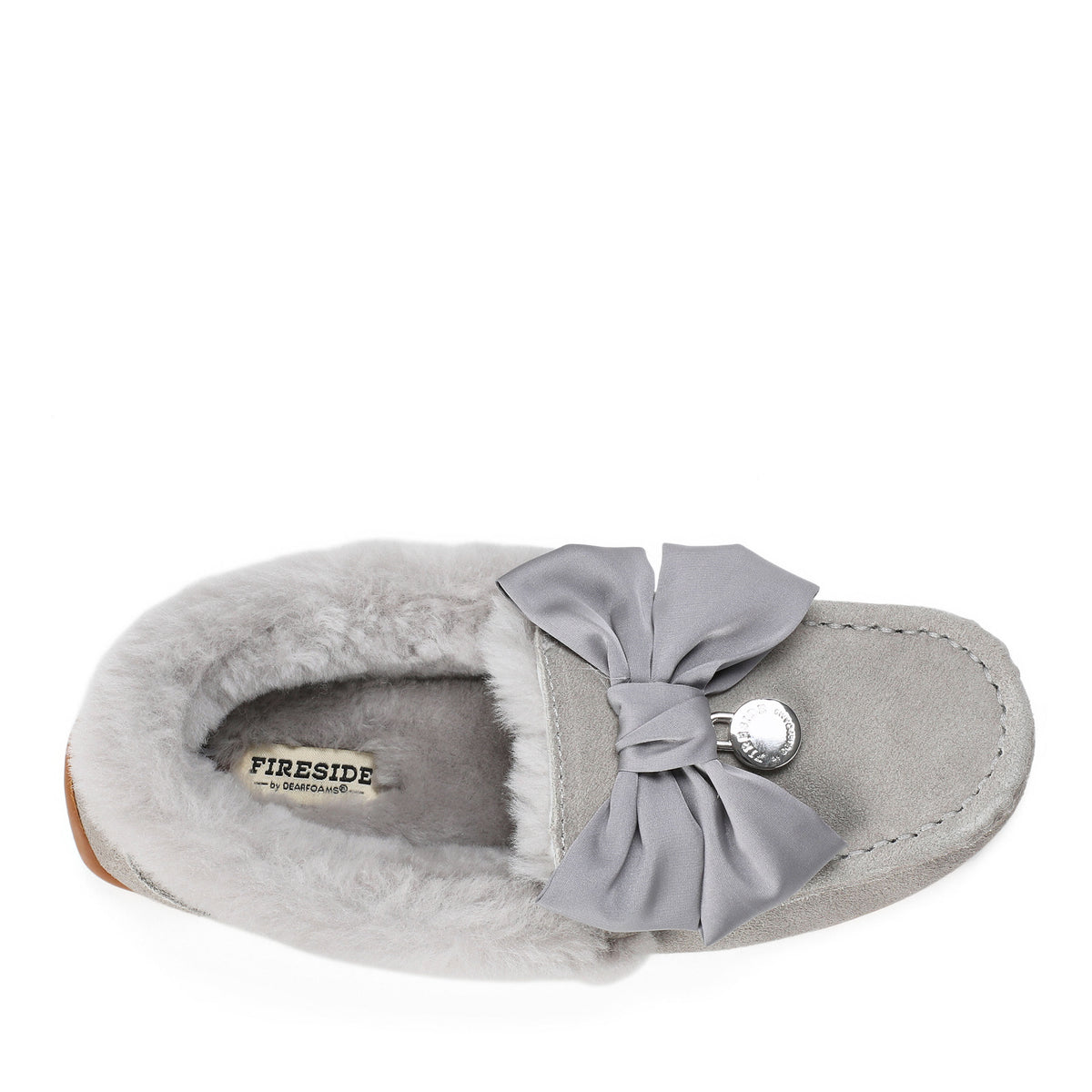 Women's Mel Dream Bow Genuine Shearling Moccasin - US 8590