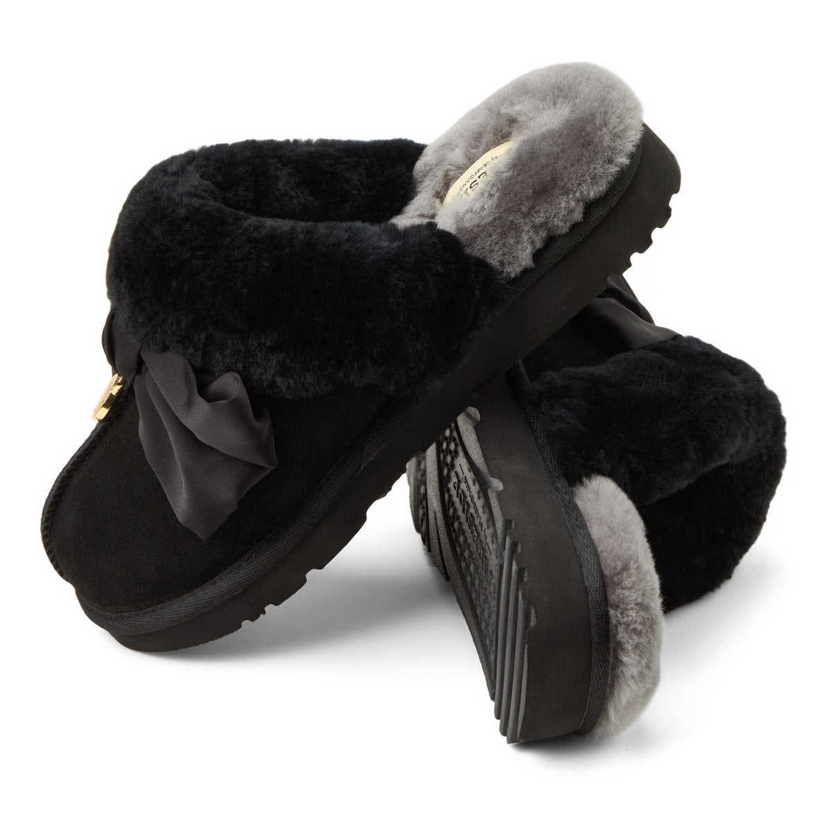 Women's Sydney Dream Bow Genuine Shearling Scuff - US 4778