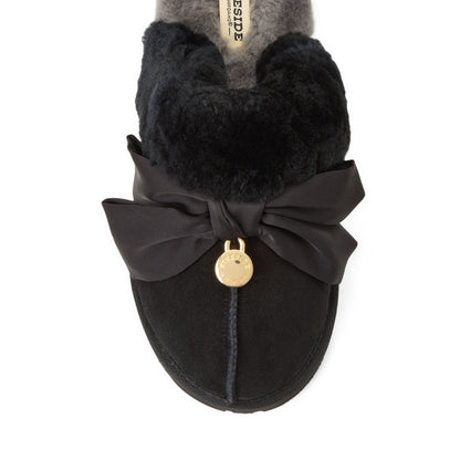 Women's Sydney Dream Bow Genuine Shearling Scuff - US 4778