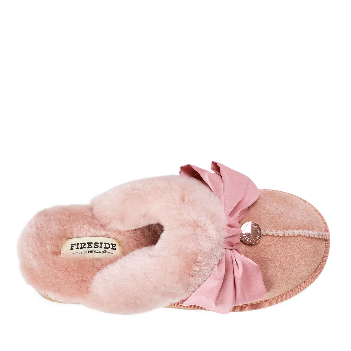 Women's Sydney Dream Bow Genuine Shearling Scuff - US 2967