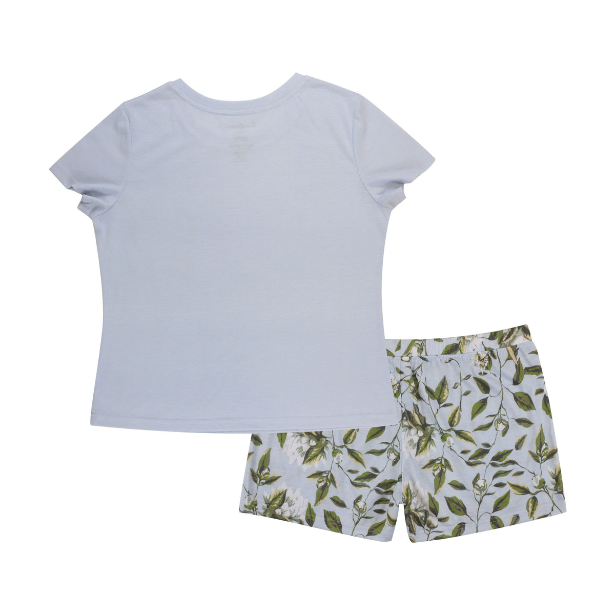 Women's Blue Floral Short Pj Set - US 1841