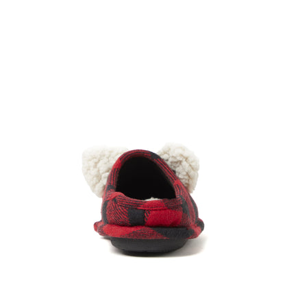 Kids Lil' Bear Buffalo Check Clog Slipper - US 8438