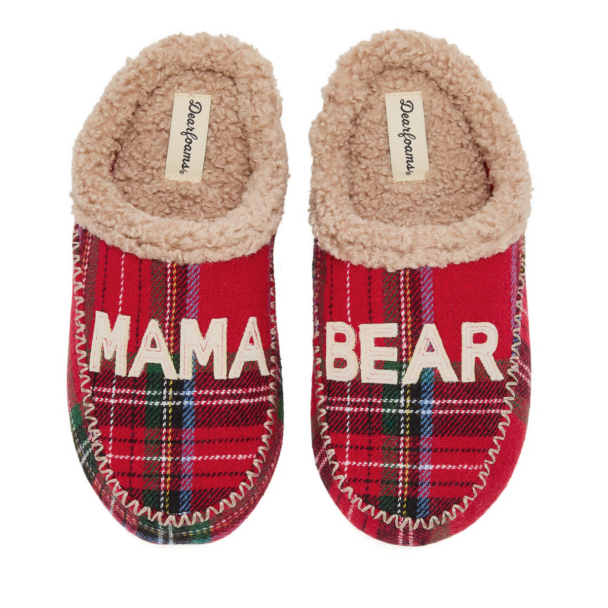 Women's Mama Bear Plaid Clog - US 0173