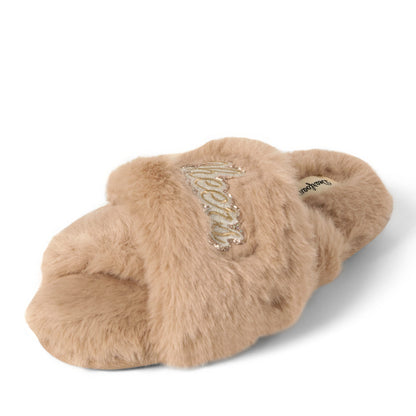 Women's Fur Slide - US 9236