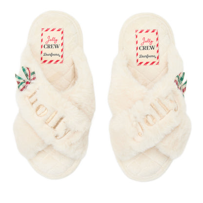 Women's Holiday Fur Slide - US 8958