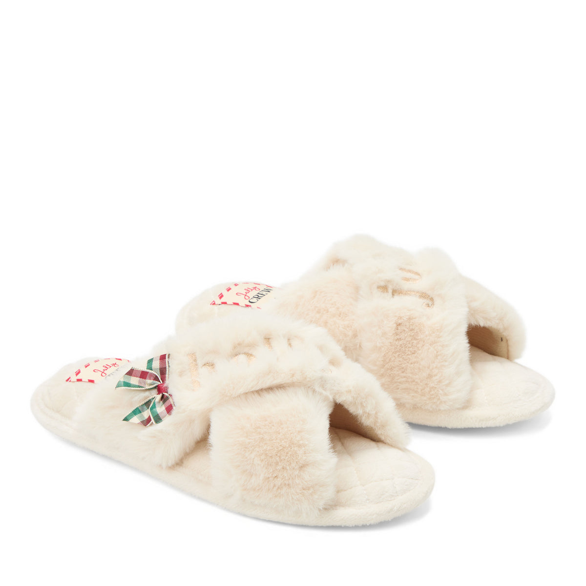 Women's Holiday Fur Slide - US 8958