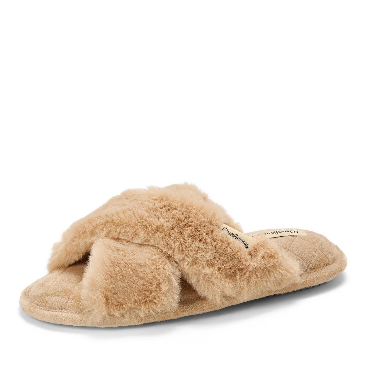 Women's Jessica Furry Crossband Slide Slipper - US 6536
