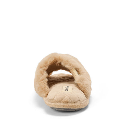 Women's Jessica Furry Crossband Slide Slipper - US 6536