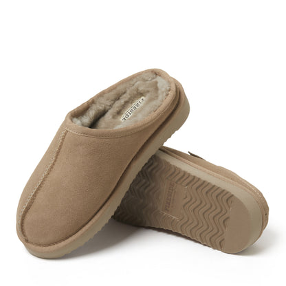 Women's Fireside by Dearfoams Greta Genuine Shearling Clog - Water Resistant - US 4618