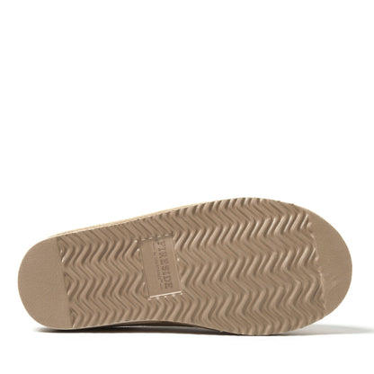 Women's Fireside by Dearfoams Greta Genuine Shearling Clog - Water Resistant - US 4618