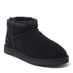 Women's Fireside by Dearfoams Riverland Genuine Shearling Micro Bootie - US 8846