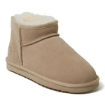 Women's Fireside by Dearfoams Riverland Genuine Shearling Micro Bootie - US 8032