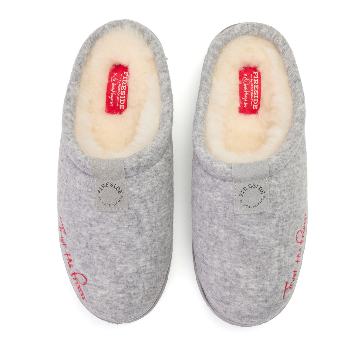 Daniella Karagach’s Men's Fireside Knit Shearling Clog - US 3650