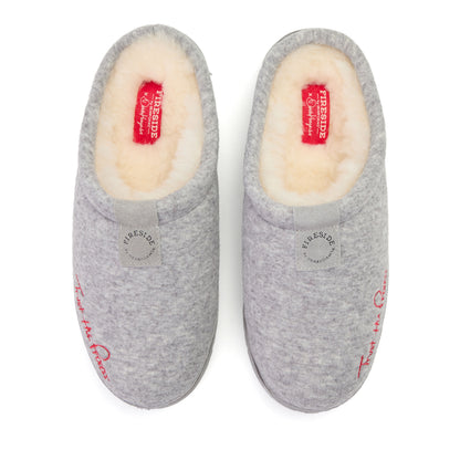 Daniella Karagach’s Men's Fireside Knit Shearling Clog - US 3650