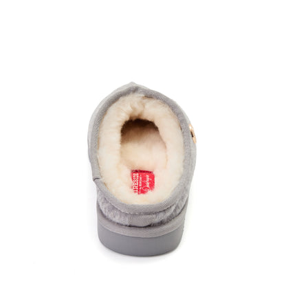 Daniella Karagach’s Women's Fireside Knit Shearling Clog - US 4974