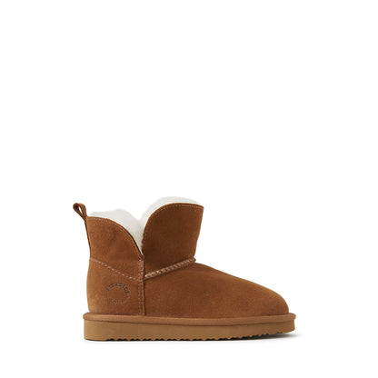 Kid's Fireside by Dearfoams Bunbury Genuine Shearling Boot - US 1209