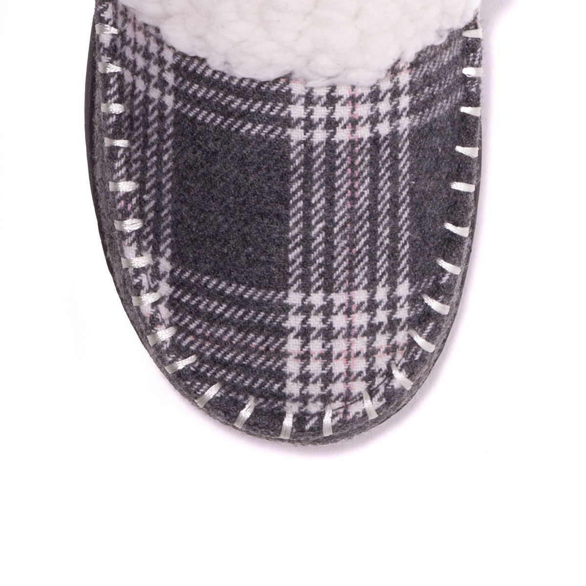 Women's Nyla Felted And Plaid Moc Toe Clog - US 3523