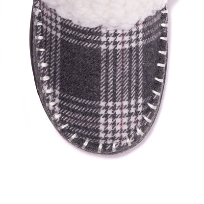 Women's Nyla Felted And Plaid Moc Toe Clog - US 3523