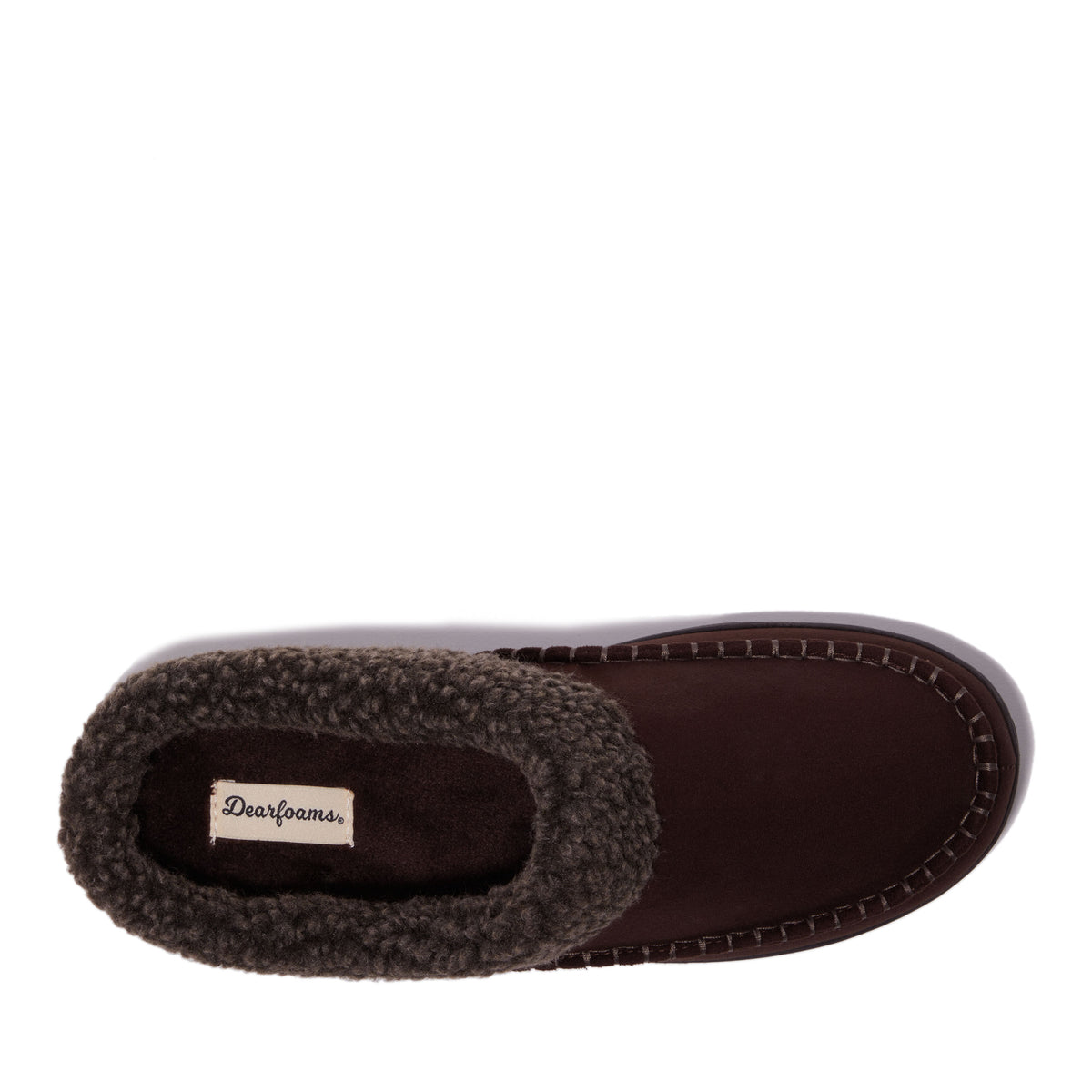 Men's Marshall Microsuede Moc Toe Clog With Berber Cuff - US 8744