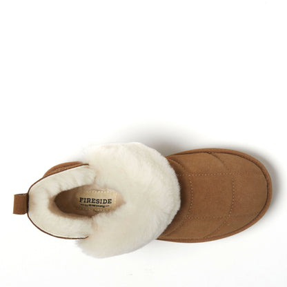 Women's Bayswater Genuine Shearling Quilted Platform Bootie - US 7374
