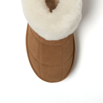Women's Bayswater Genuine Shearling Quilted Platform Bootie - US 7374