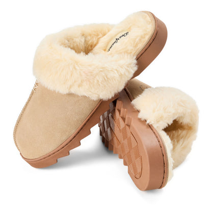 Women's Helena Genuine Suede Scuff With Prayer Seam - US 1866