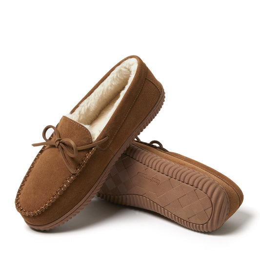 Men's Douglas Genuine Suede Moc With Tie - US 8102