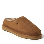 Men's Fireside by Dearfoams Grafton Quilted Genuine Shearling Clog - US 7727