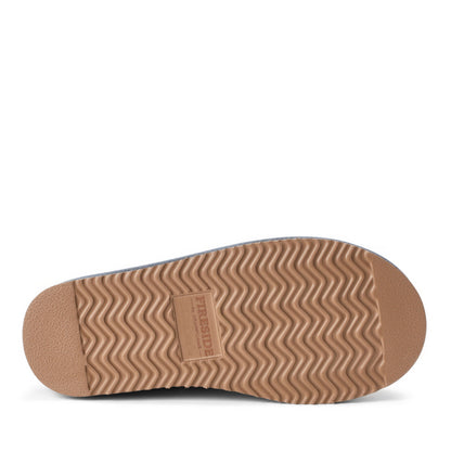 Women's Fireside by Dearfoams Greta Genuine Shearling Clog With Taping - Water Resistant - US 5760
