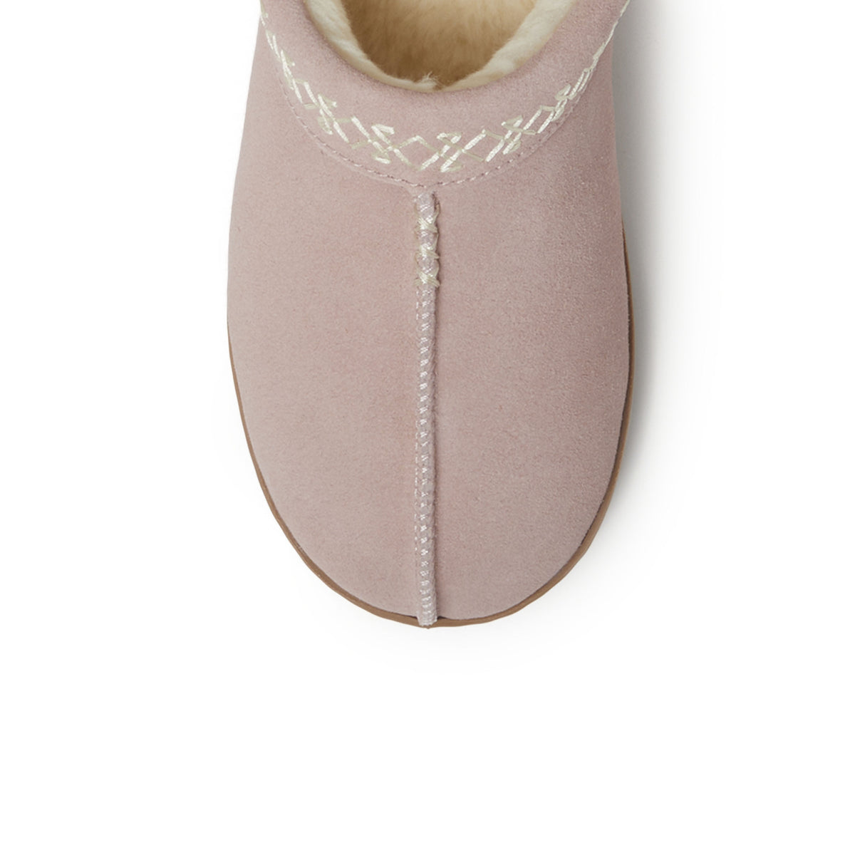 Women's Doreen Genuine Suede Clog with Embroidery - US 7841