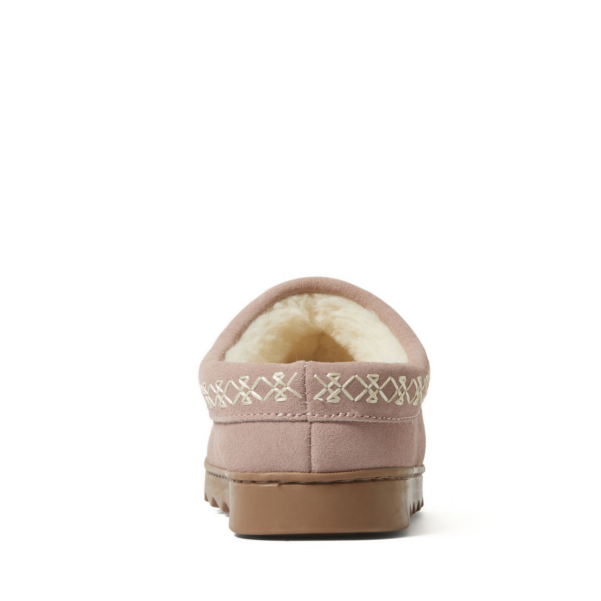 Women's Doreen Genuine Suede Clog with Embroidery - US 7841