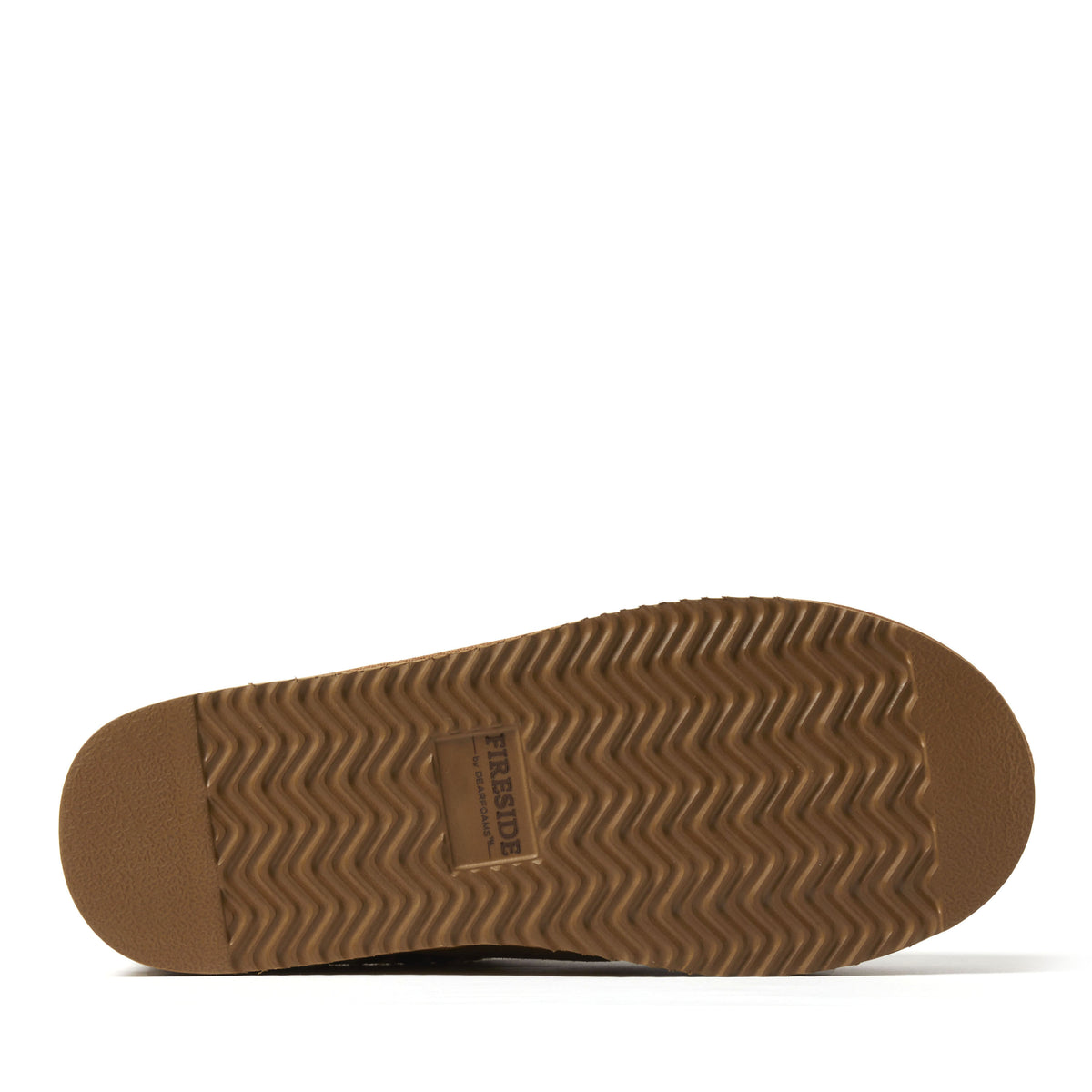 Men's Fireside by Dearfoams Grafton Genuine Shearling Clog With Taping - Water Resistant - US 7347