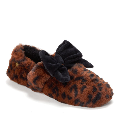 Dearfoams Women's Pennie Maryjane With Bow Slippers - US 4137