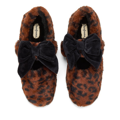 Dearfoams Women's Pennie Maryjane With Bow Slippers - US 4137