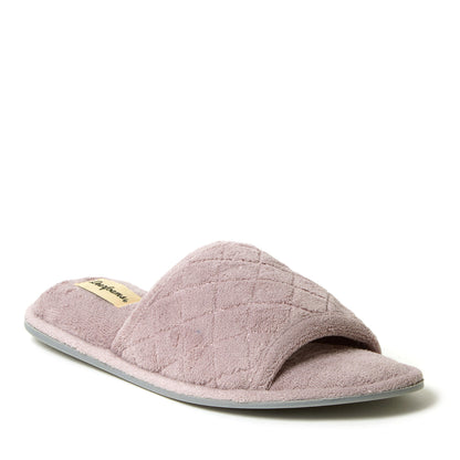 Women's Beatrice Microfiber Terry Slide with Quilted Vamp - US 8554