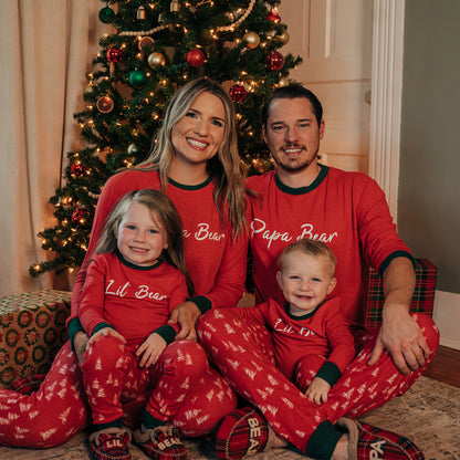 Men's Trees Papa Bear 2 Piece Pajama Set - US 0070